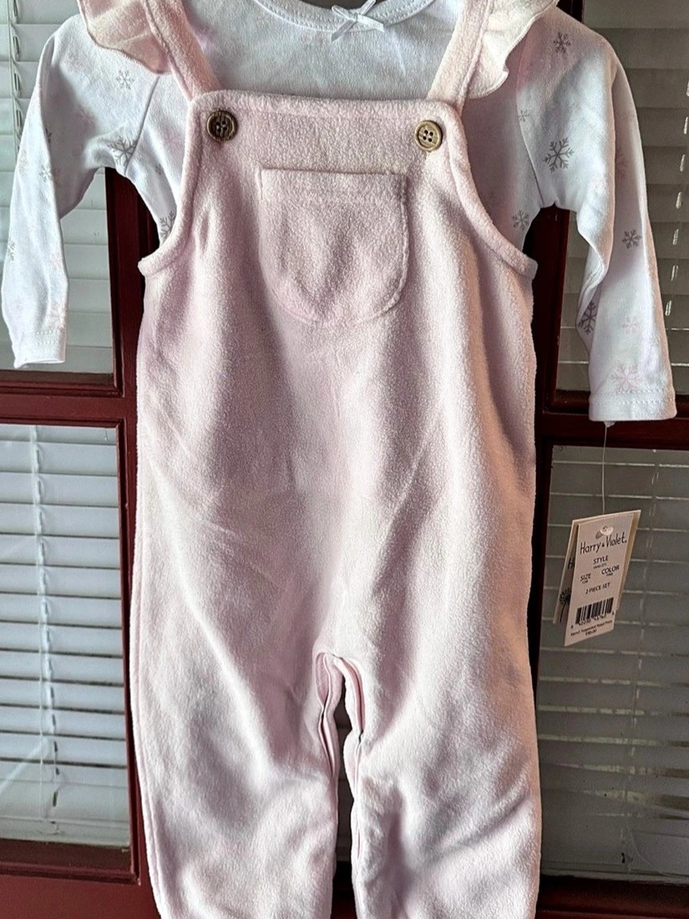 Harry & Violet Winter Overall Set 9-12M NWT